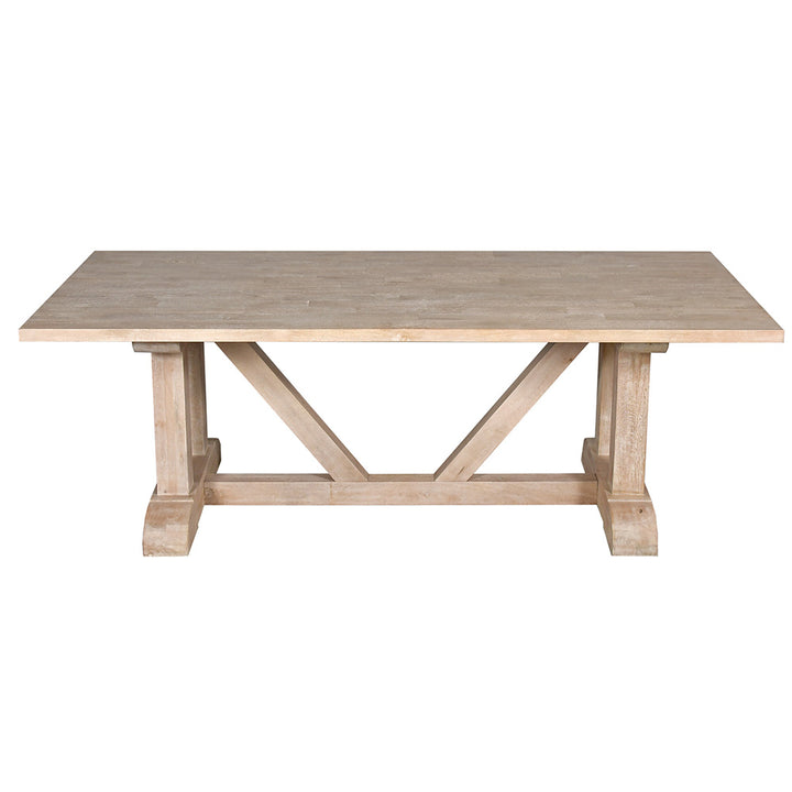 Los Lunas 220cm Solid Timber Dining Table