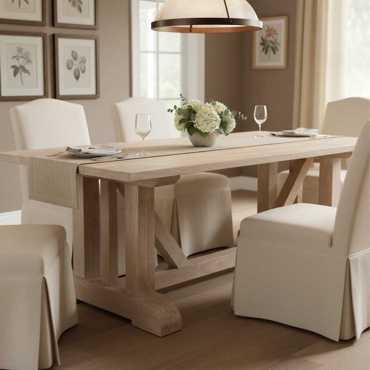 Los Lunas 280cm Solid Timber Dining Table