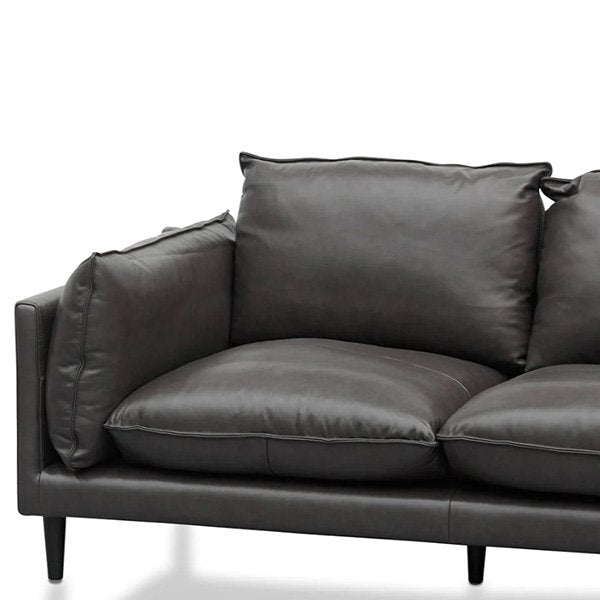 Lucio 2 Seater Sofa - Shadow Grey Leather