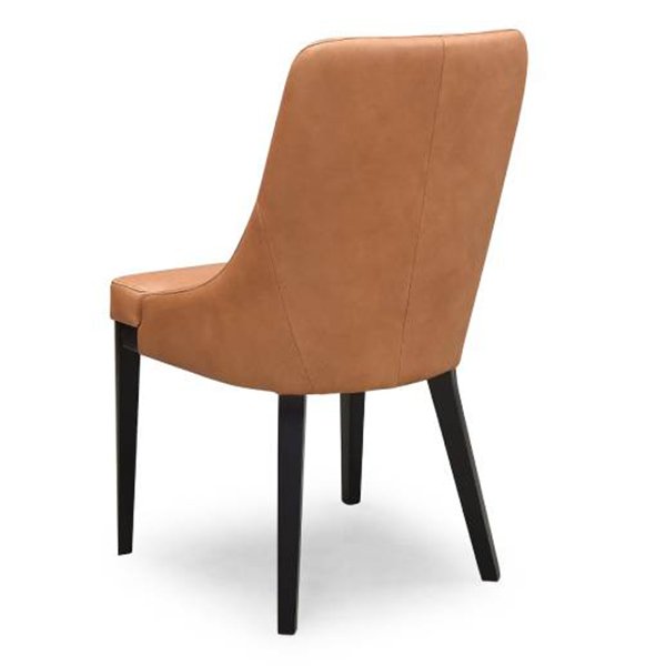 Lucy Leather Dining Chair - Tan