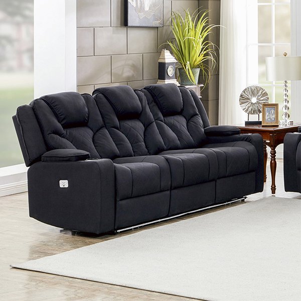 Luella 3 Seater Upholstered Reclining Sofa