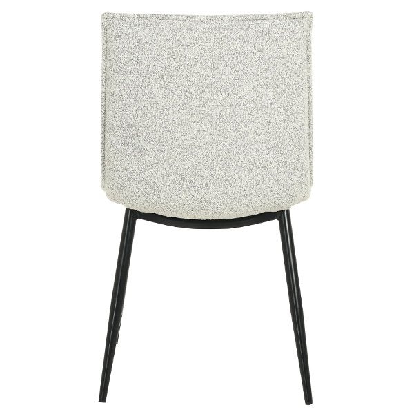 Lusers Boucle Fabric Dining Chair - Natural