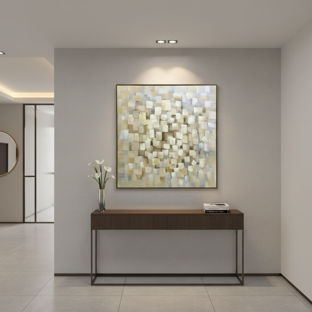 Lustre Oil On Canvas Painting