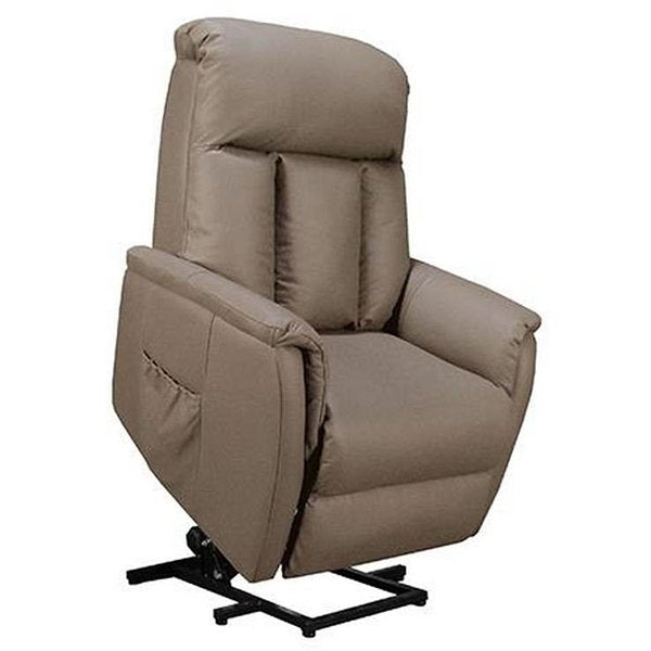 Lytle Leather Electric Recliner Lift Chair - Taupe