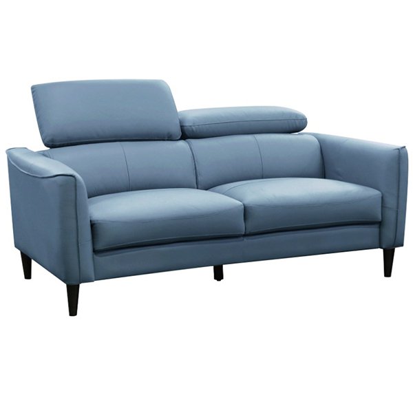 Grafton 2 Seater Leather Sofa - Blue