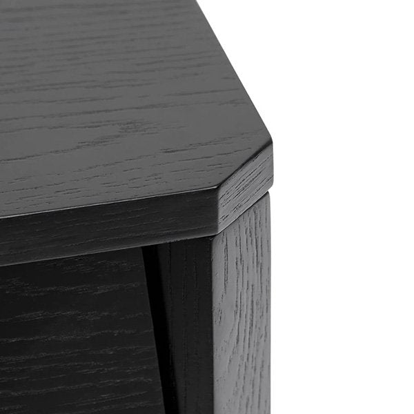 Macias Bedside Table - Black