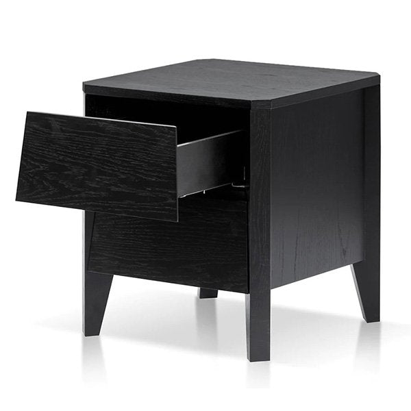 Macias Bedside Table - Black