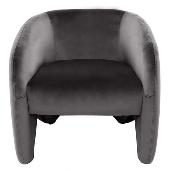 Maine Arm Chair - Charcoal Velvet