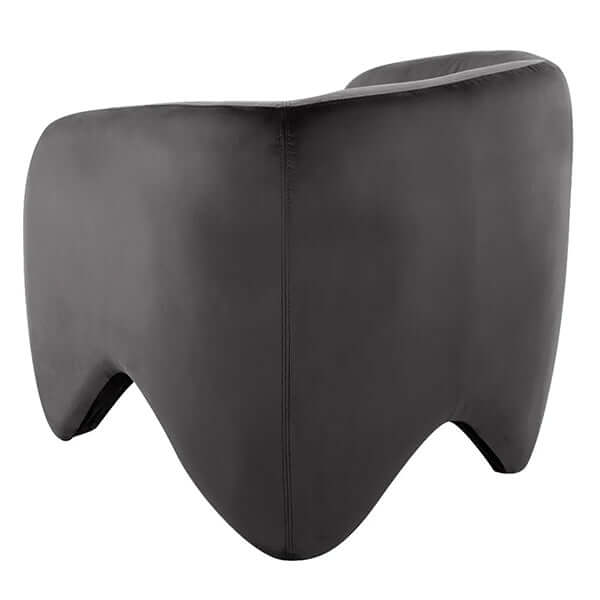 Maine Arm Chair - Charcoal Velvet