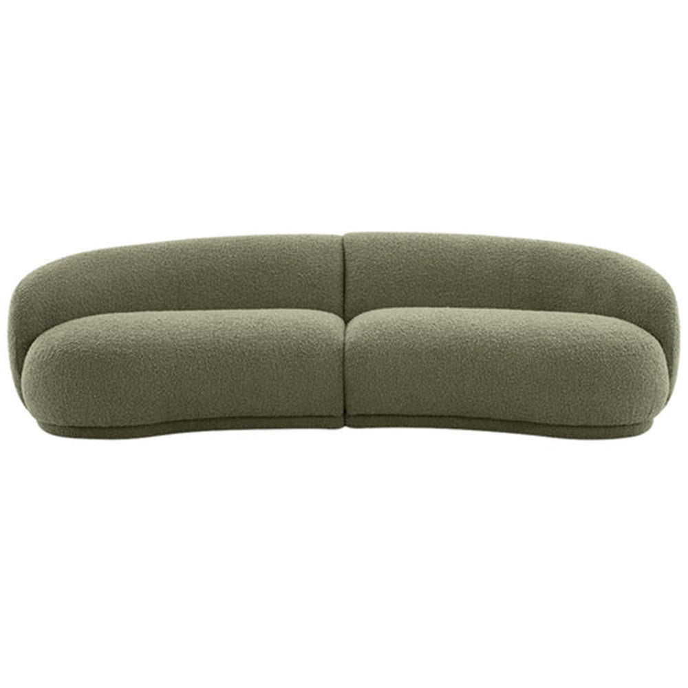 Malabar 4 Seater Sofa - Green Boucle