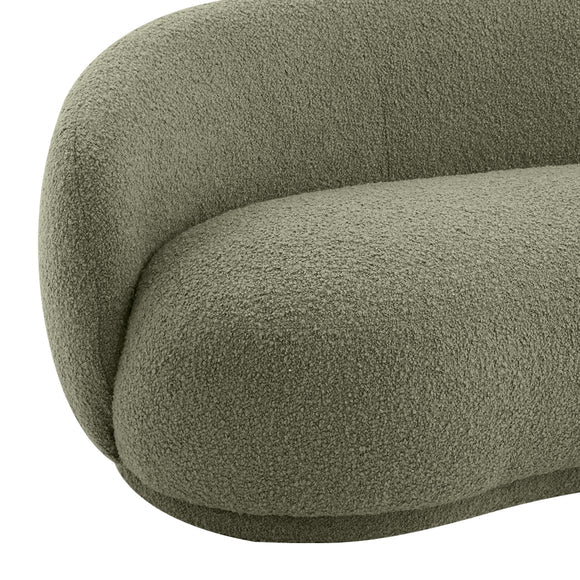 Malabar 4 Seater Sofa - Green Boucle