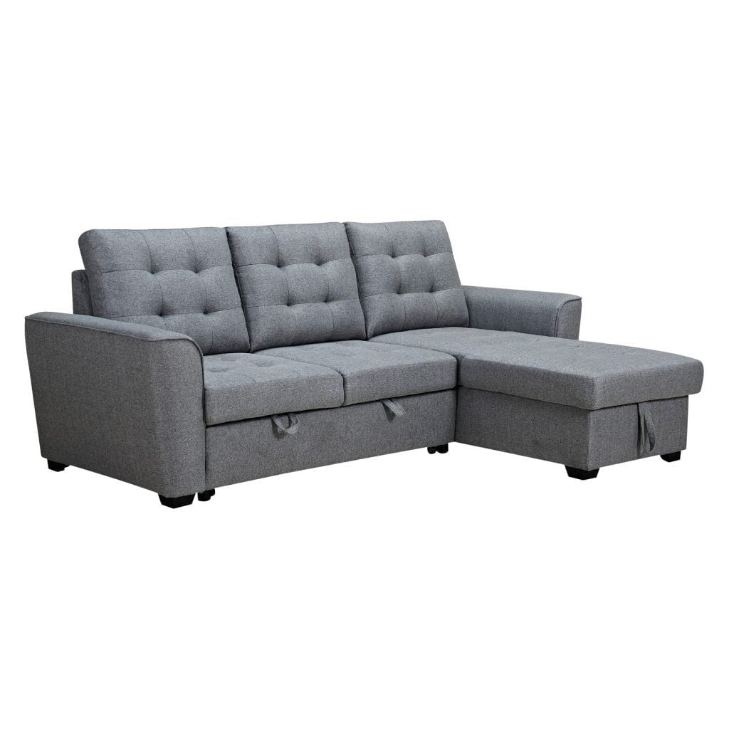 Aurore Sofa Bed with Reversible Storage Chaise