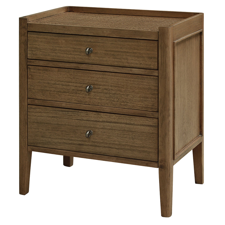 Marina 3 Drawer Bedside Table