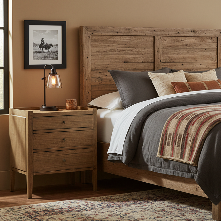 Marina 3 Drawer Bedside Table