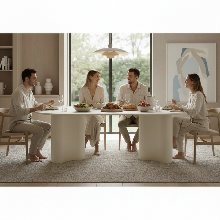 Marina Curved Dining Table