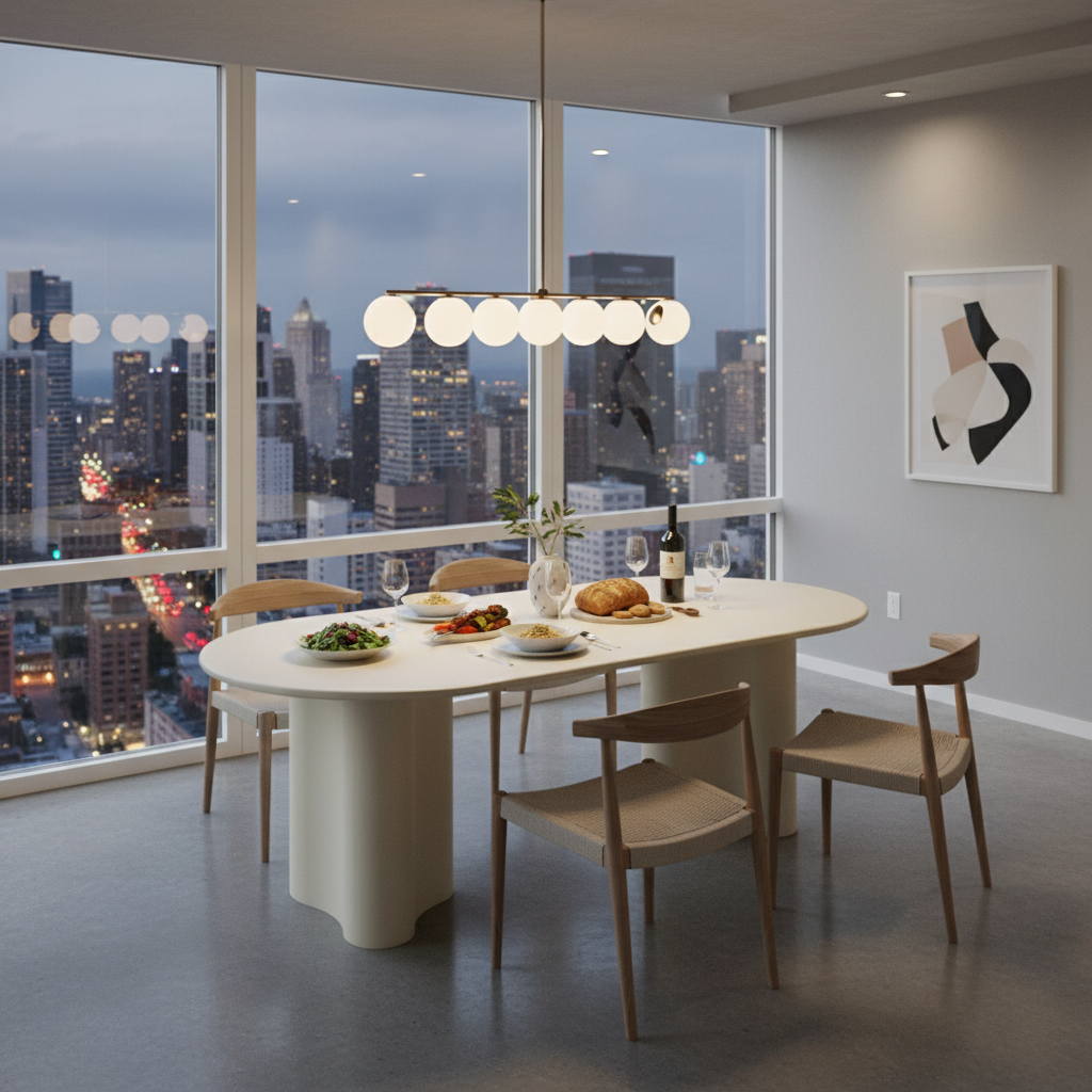 Marina Curved Dining Table