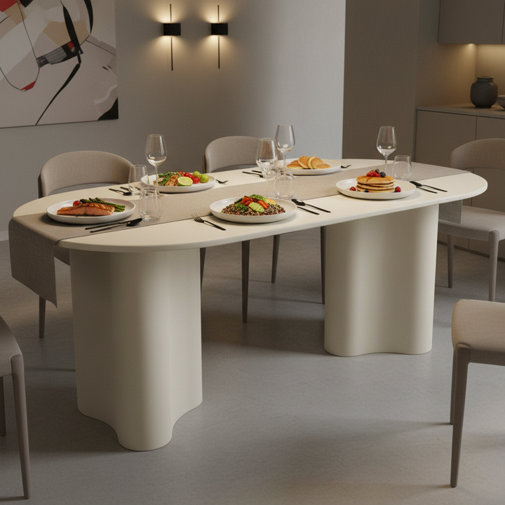 Marina Curved Dining Table