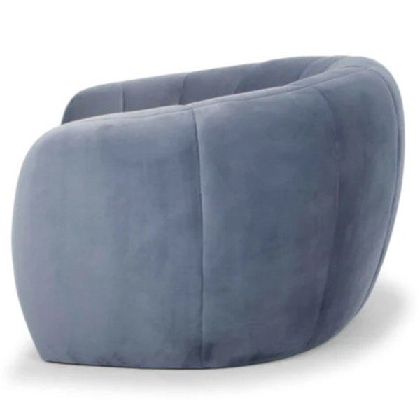 Marisol 3 Seater Fabric Sofa - Dust Blue