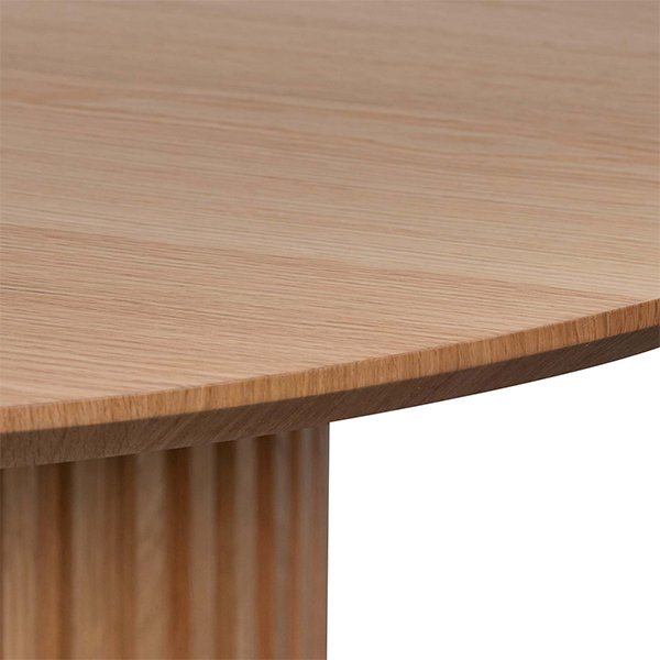 Marty 1.5m Wooden Round Dining Table - Natural