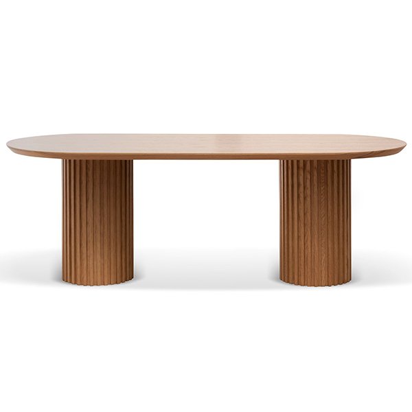 Marty 2.2m Wooden Dining Table - Natural