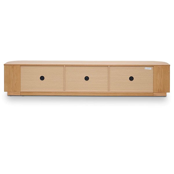 Marty 2.4m TV Entertainment Unit - Natural Oak