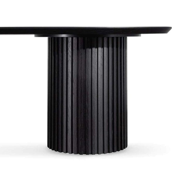 Marty 2.8m Wooden Dining Table - Black