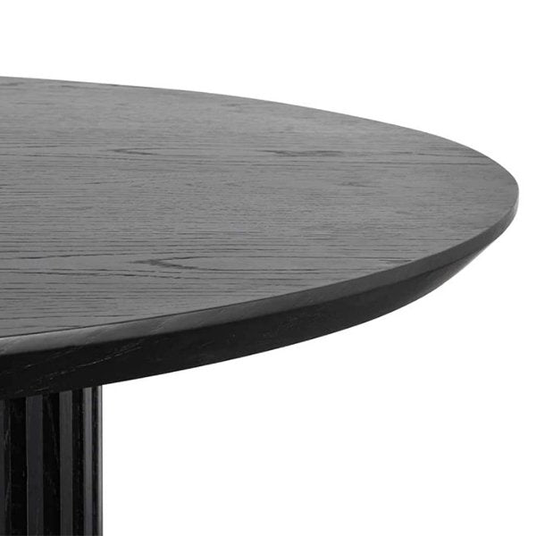 Marty 2.8m Wooden Dining Table - Black