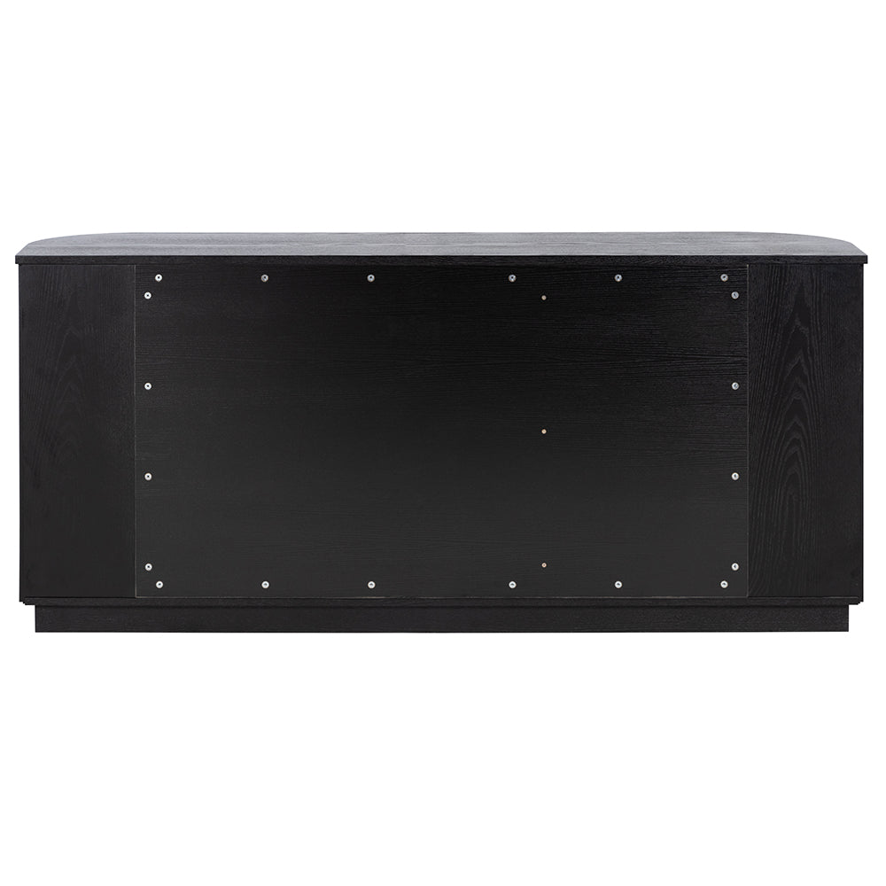 Marty 1.8m 3 Door Buffet - Full Black Oak