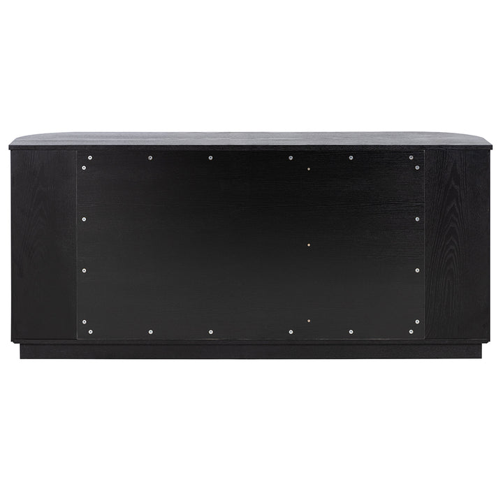 Marty 1.8m 3 Door Buffet - Full Black Oak
