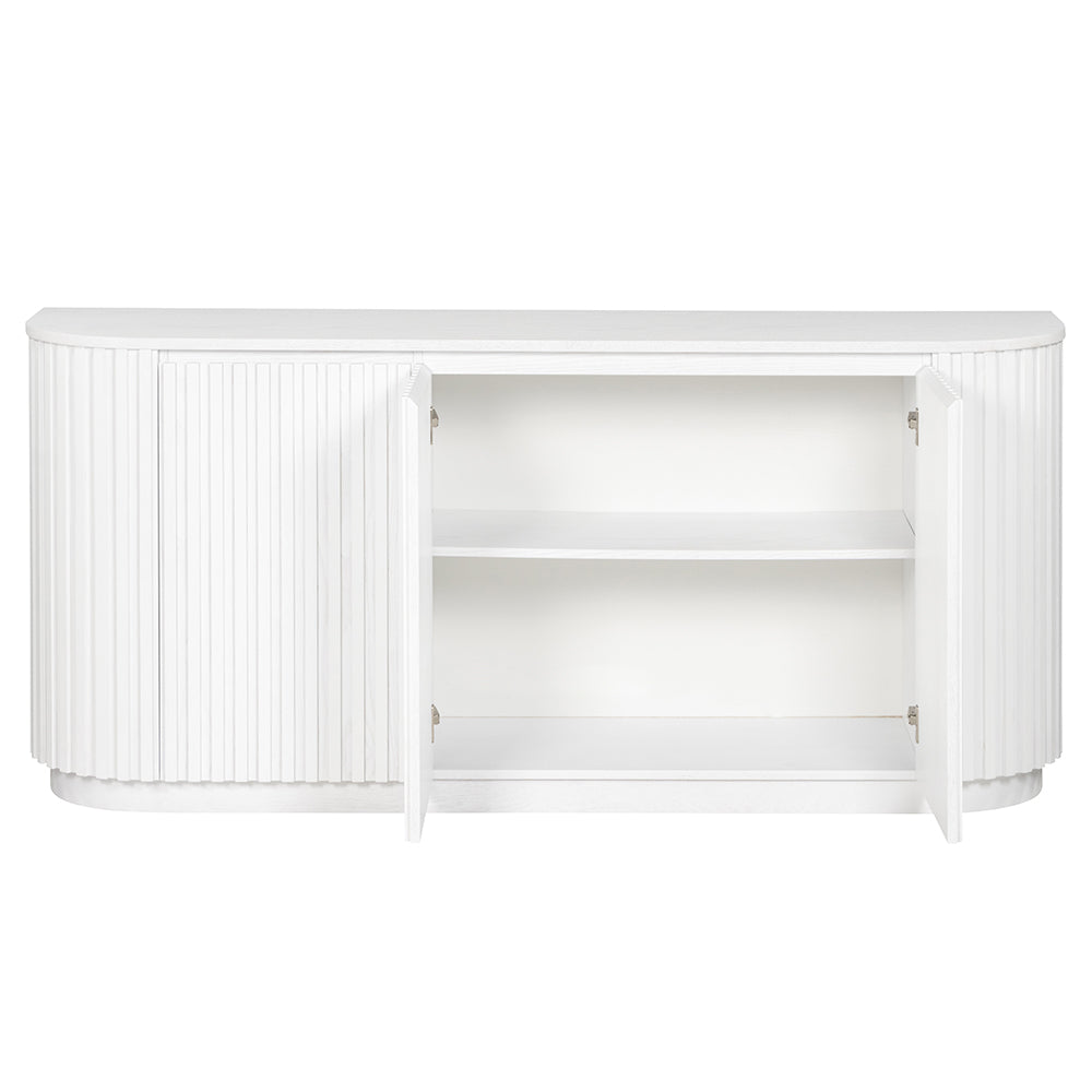 Marty 1.8m 3 Door Buffet - Full White Oak