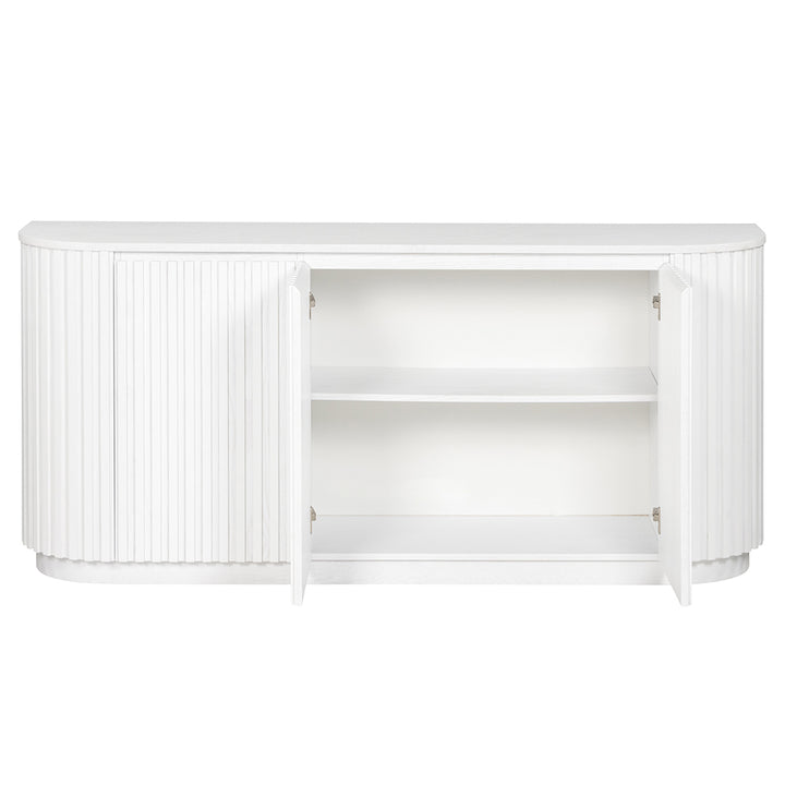 Marty 1.8m 3 Door Buffet - Full White Oak