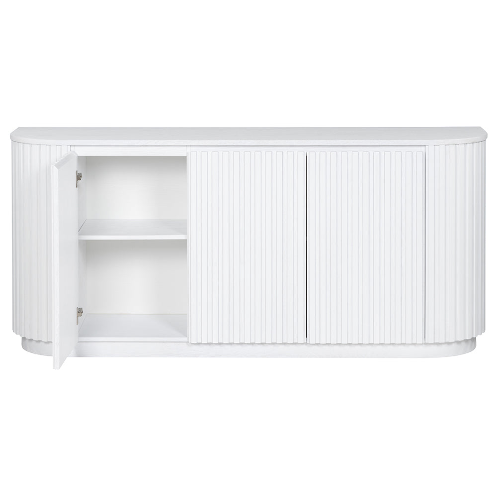 Marty 1.8m 3 Door Buffet - Full White Oak