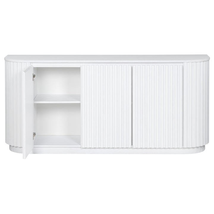 Marty 1.8m 3 Door Buffet - Full White Oak