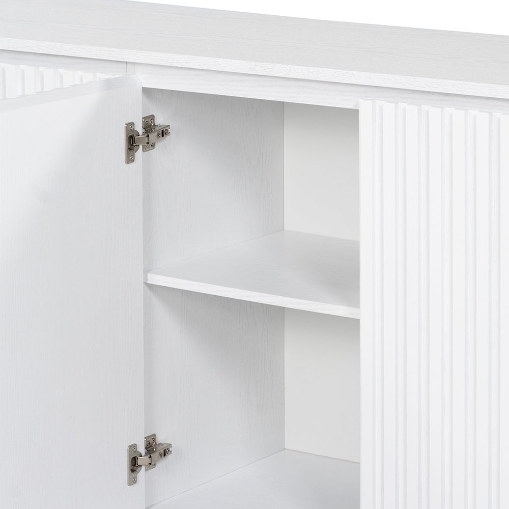 Marty 1.8m 3 Door Buffet - Full White Oak