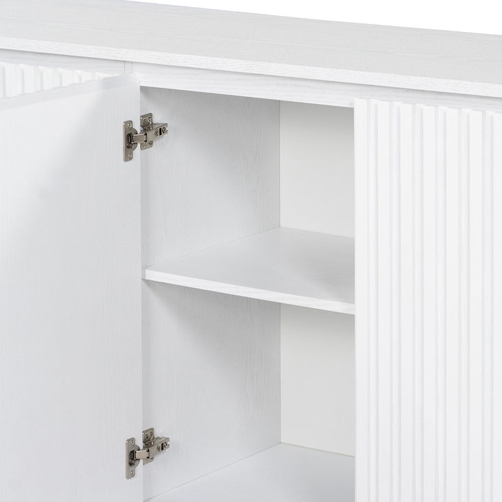 Marty 1.8m 3 Door Buffet - Full White Oak