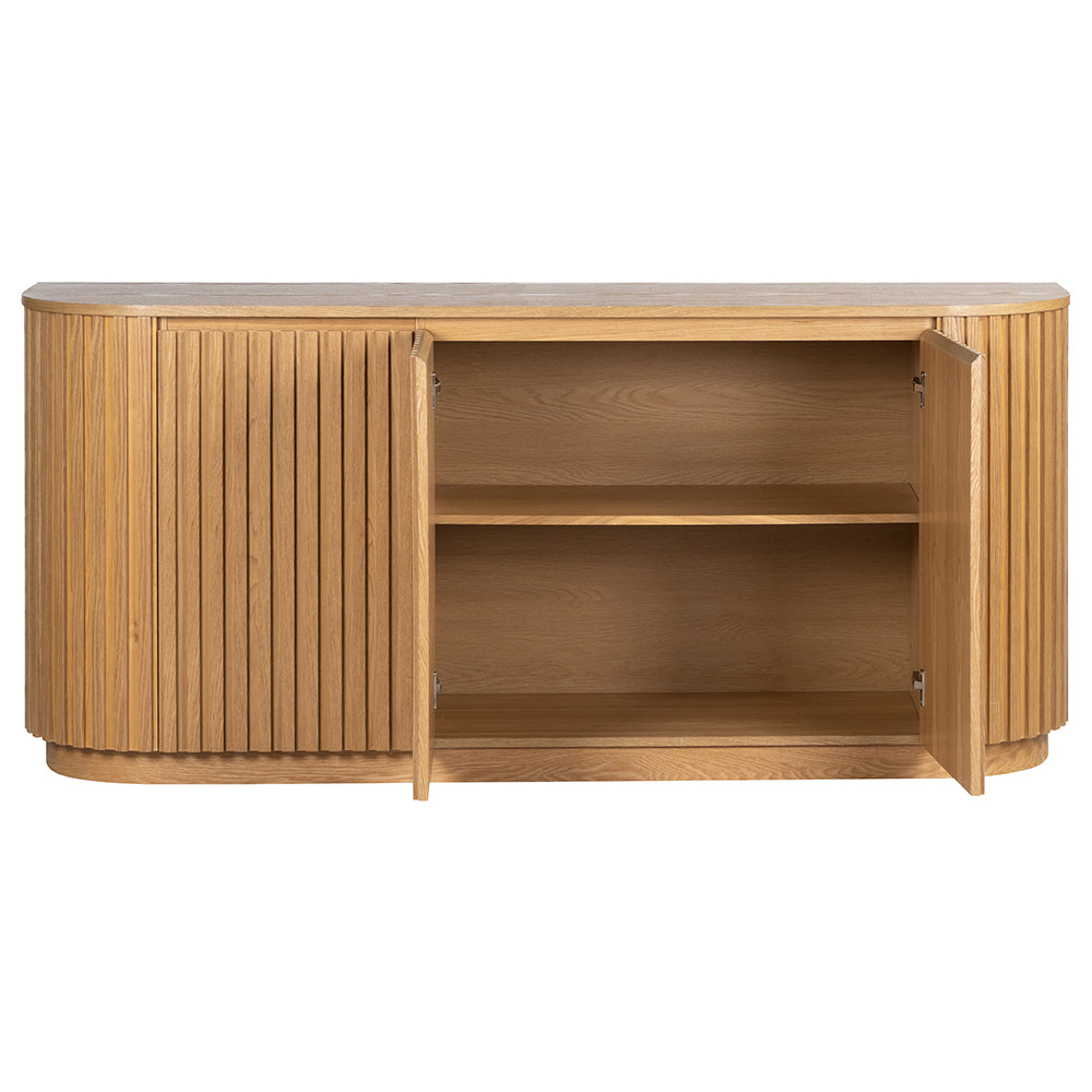 Marty 1.8m 3 Door Buffet - Natural Oak