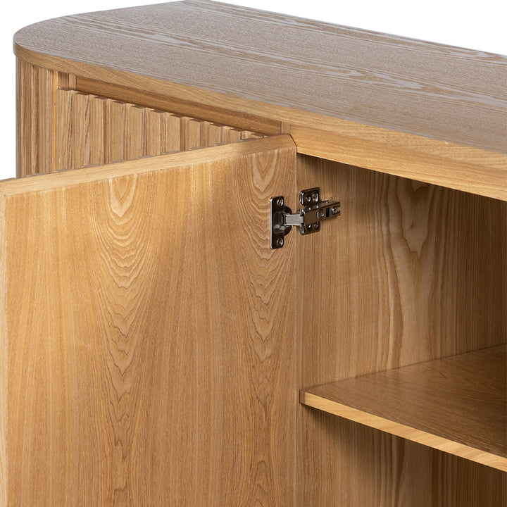 Marty 1.8m 3 Door Buffet - Natural Oak