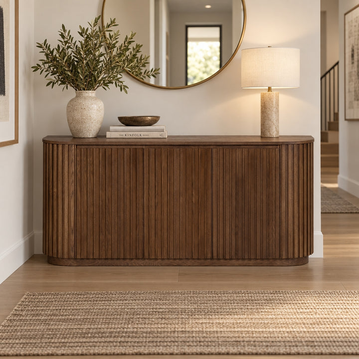 Marty 1.8m 3 Door Buffet - Walnut