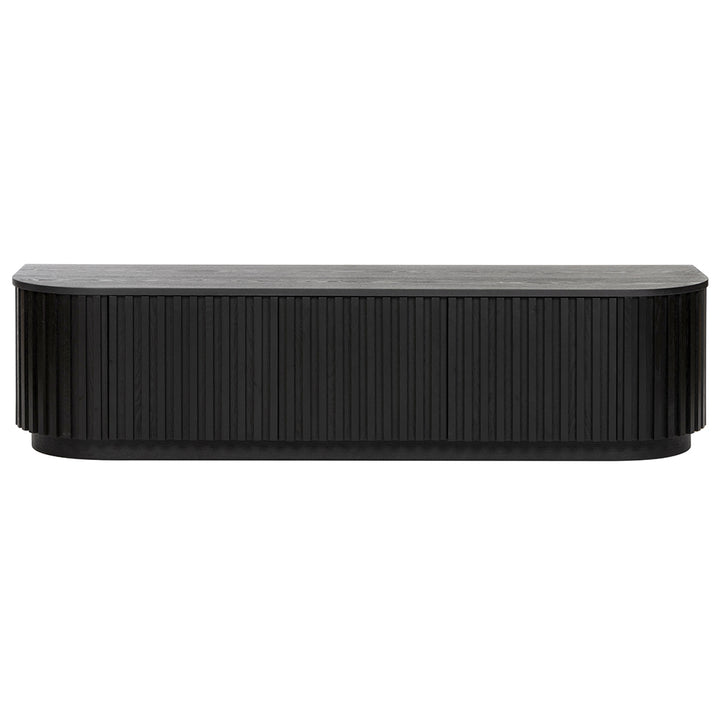 Marty 1.8m Entertainment TV Unit - Full Black Oak