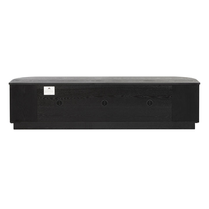 Marty 1.8m Entertainment TV Unit - Full Black Oak