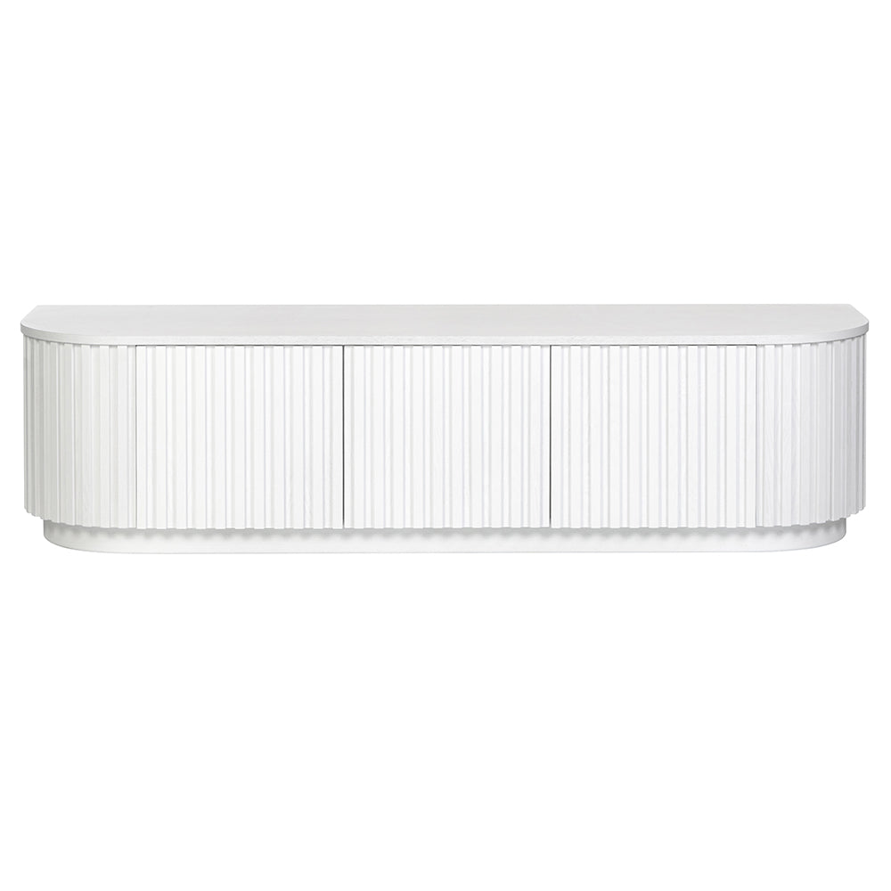 Marty 1.8m TV Entertainment Unit - Full White Oak