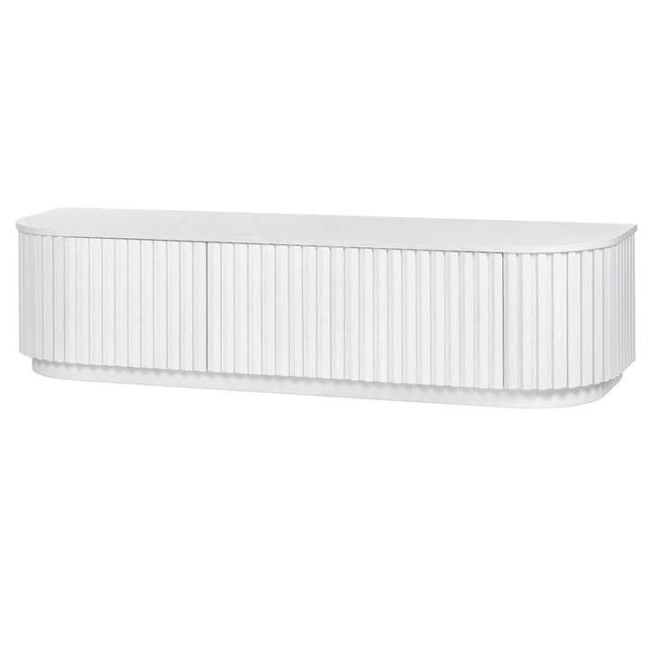 Marty 1.8m TV Entertainment Unit - Full White Oak