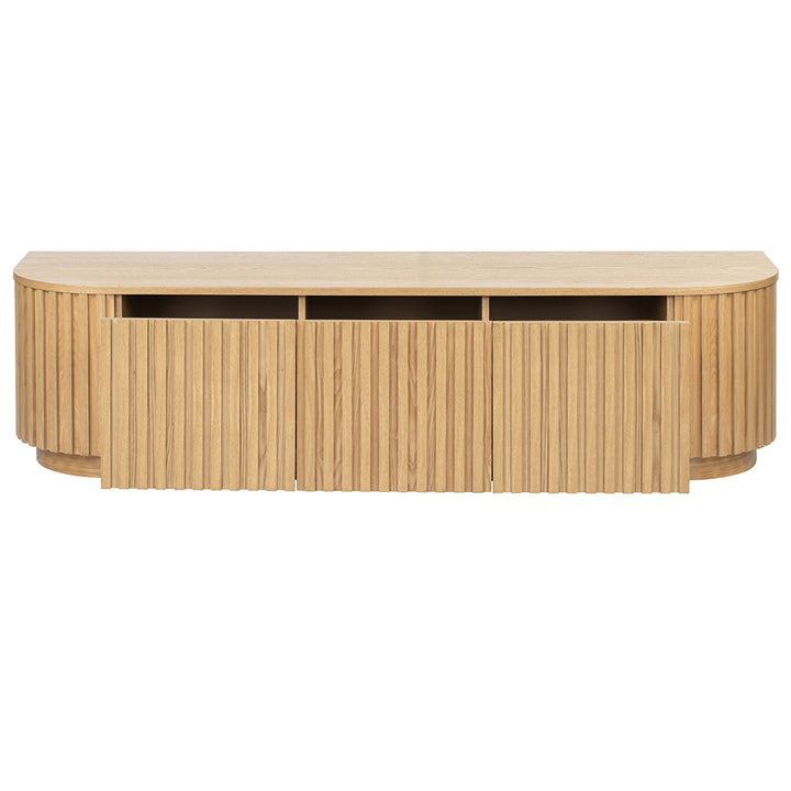 Marty 1.8m TV Entertainment Unit - Natural Oak