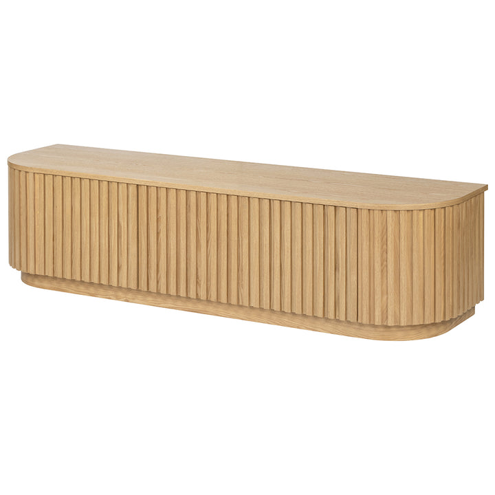Marty 1.8m TV Entertainment Unit - Natural Oak