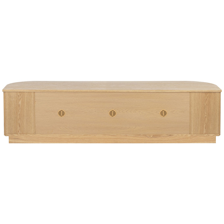 Marty 1.8m TV Entertainment Unit - Natural Oak