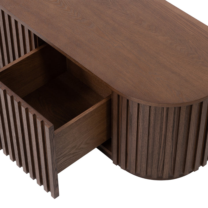 Marty 1.8m TV Entertainment Unit - Walnut