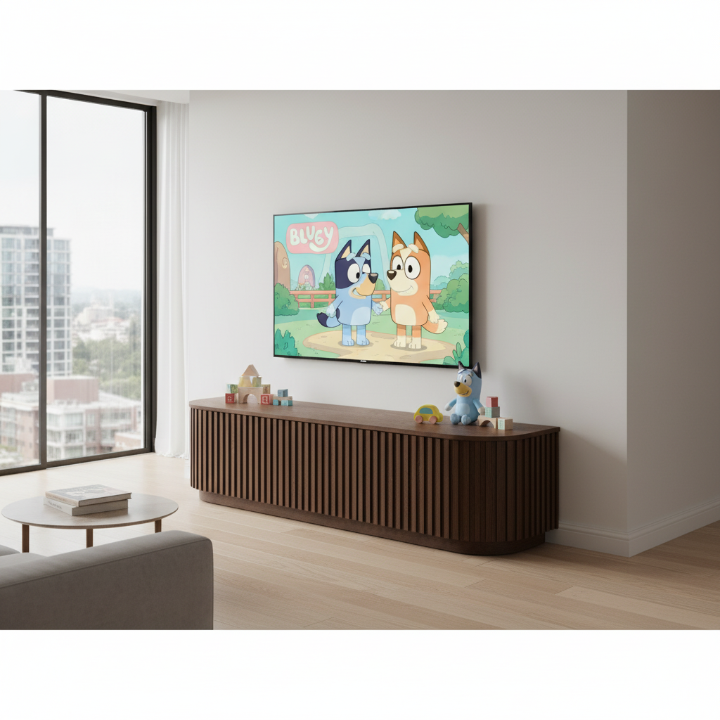 Marty 1.8m TV Entertainment Unit - Walnut