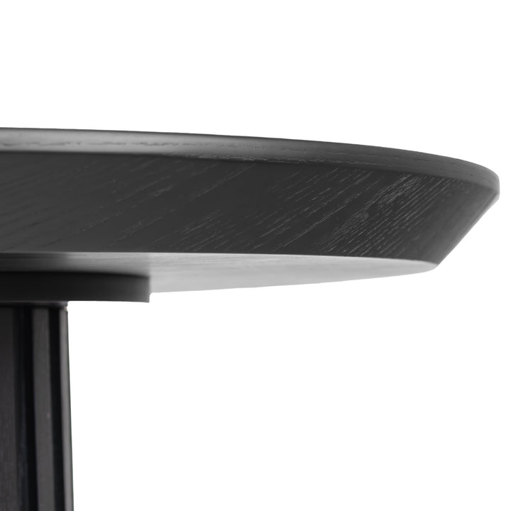 Marty black oak table