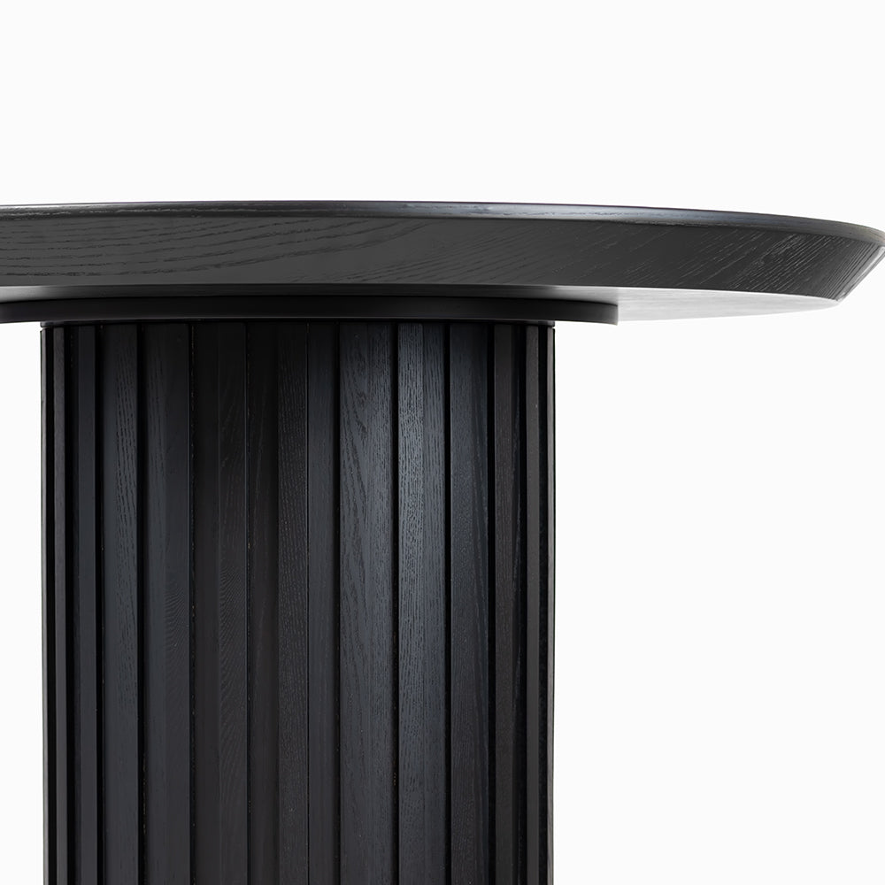 Modern wooden dining table