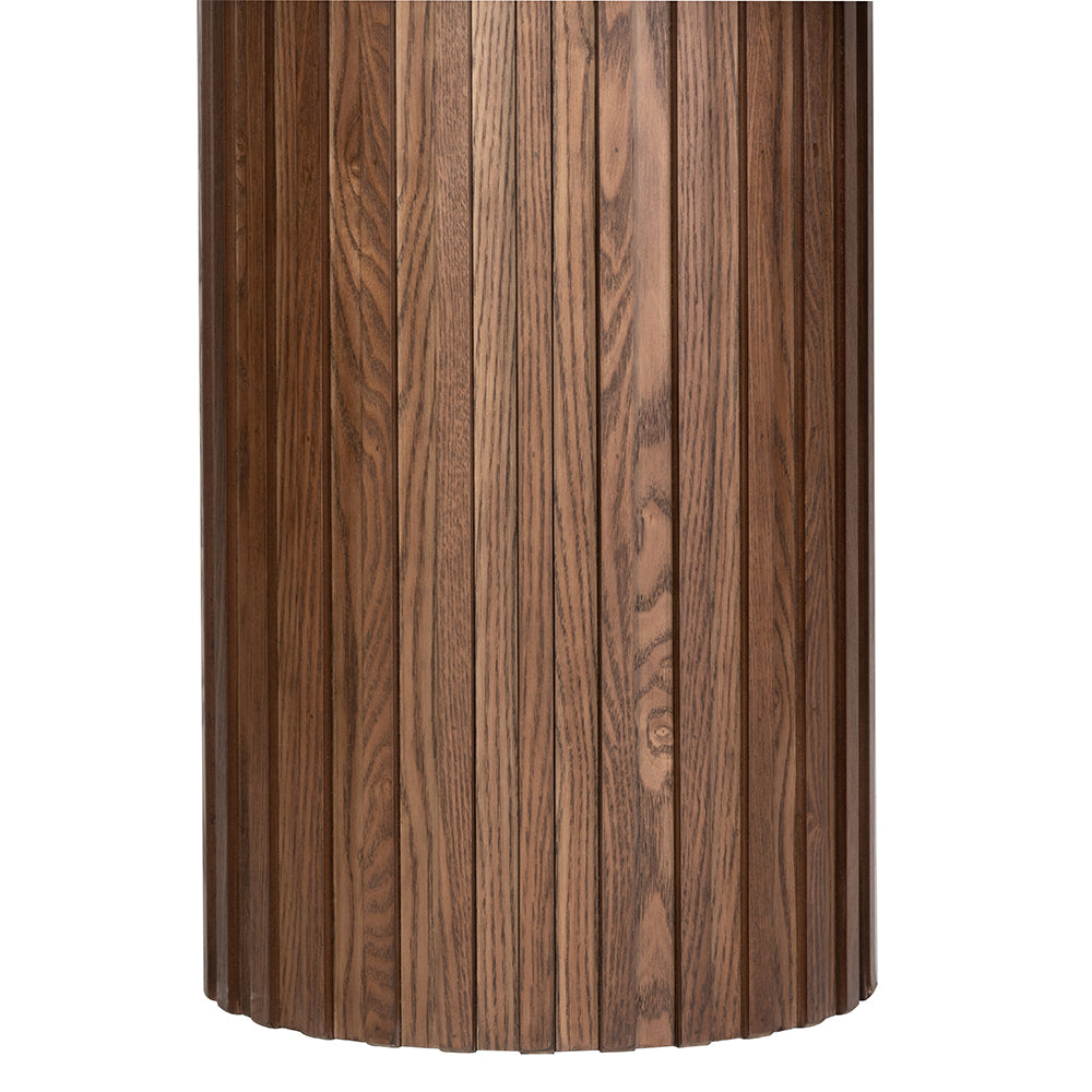 Marty 2.2m Wooden Dining Table - Walnut